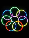 100 pulseras fluorescentes