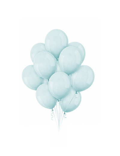 100 mini globos de látex azul pastel de 13 cm para arco y cubos