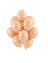 100 mini globos de látex melocotón 13 cm decoración fiesta pastel