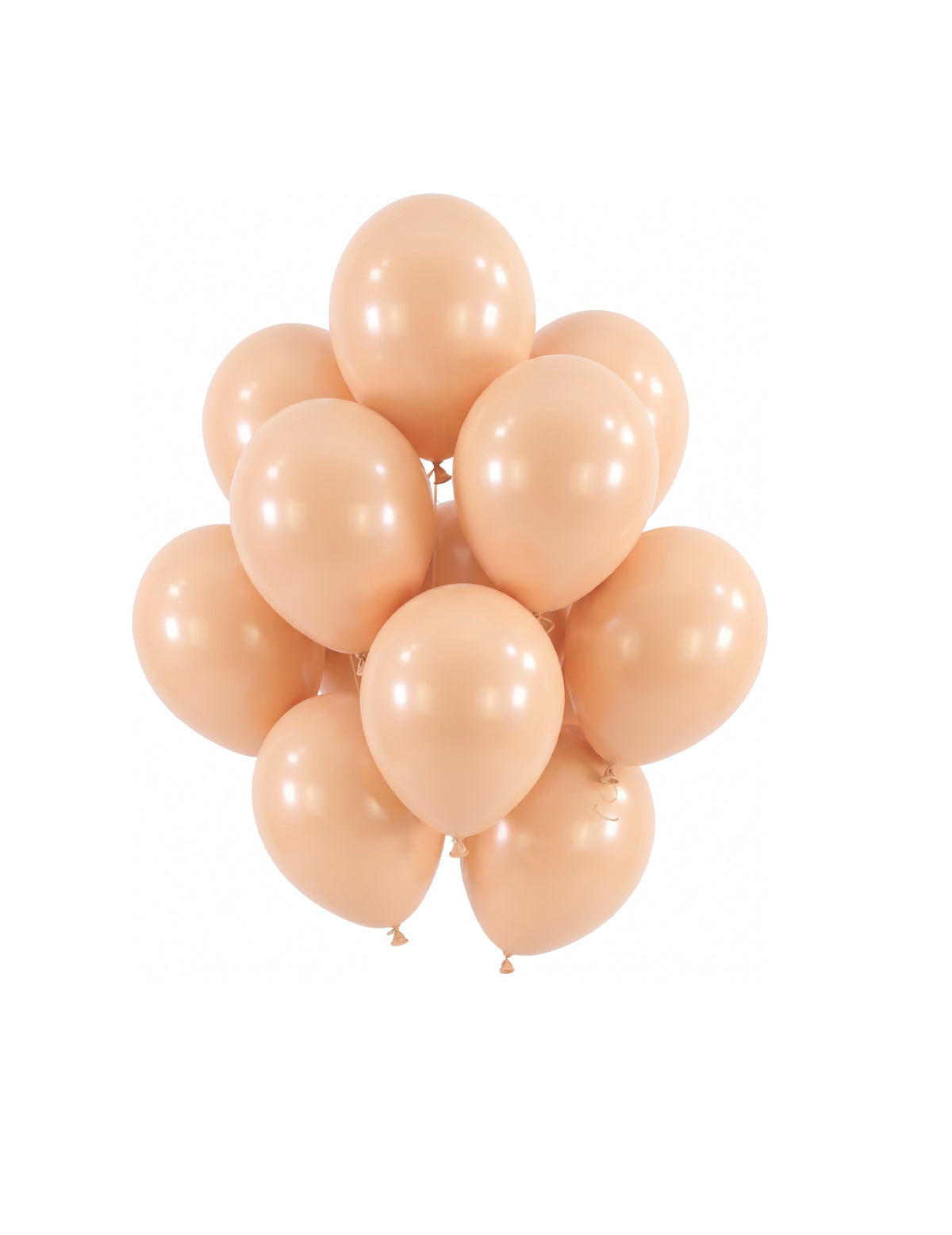 100 mini globos de látex melocotón 13 cm decoración fiesta pastel