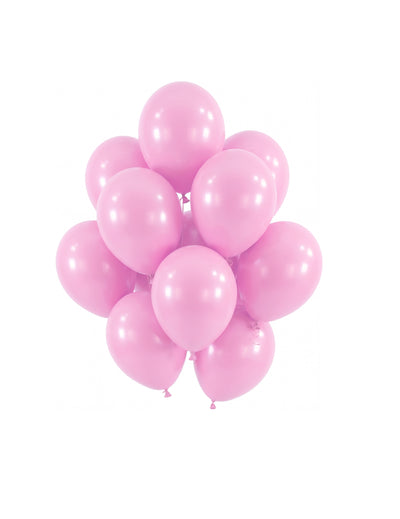 100 mini globos de látex rosa claro de 13 cm para decoración
