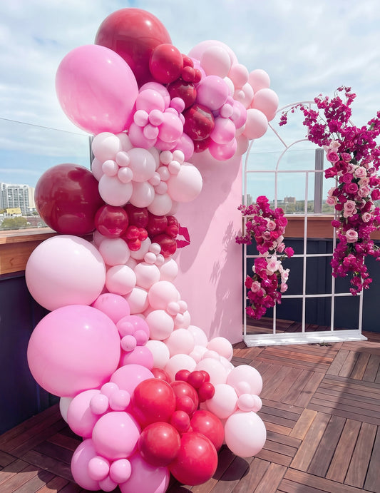 100 mini globos de látex rosa claro de 13 cm para decoración