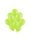 100 mini globos de látex verde claro 13 cm para decoración de cumpleaños