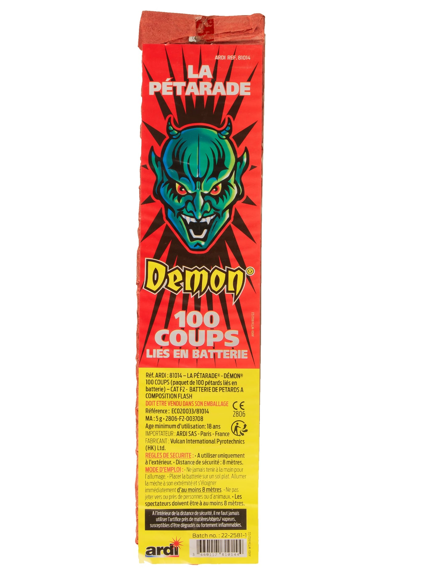 100 petardos Démon® La Pétarade®
