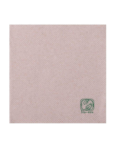 100 servilletas de cóctel de celulosa reciclada 20 x 20 cm compostables
