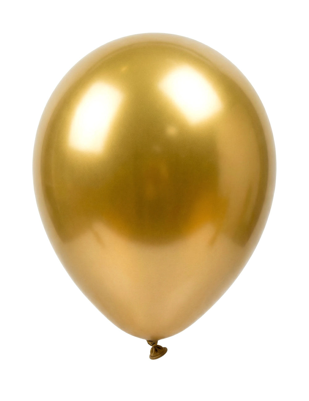 Ballons métallisés pour fête dorés