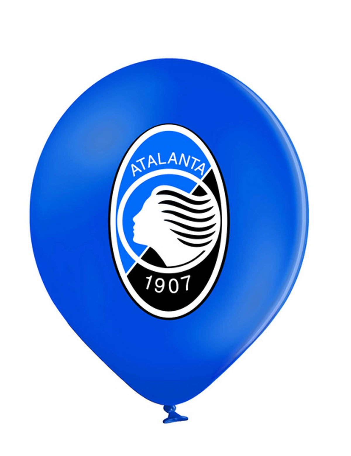 12 globos de látex Atalanta™ azules y negros 30 cm