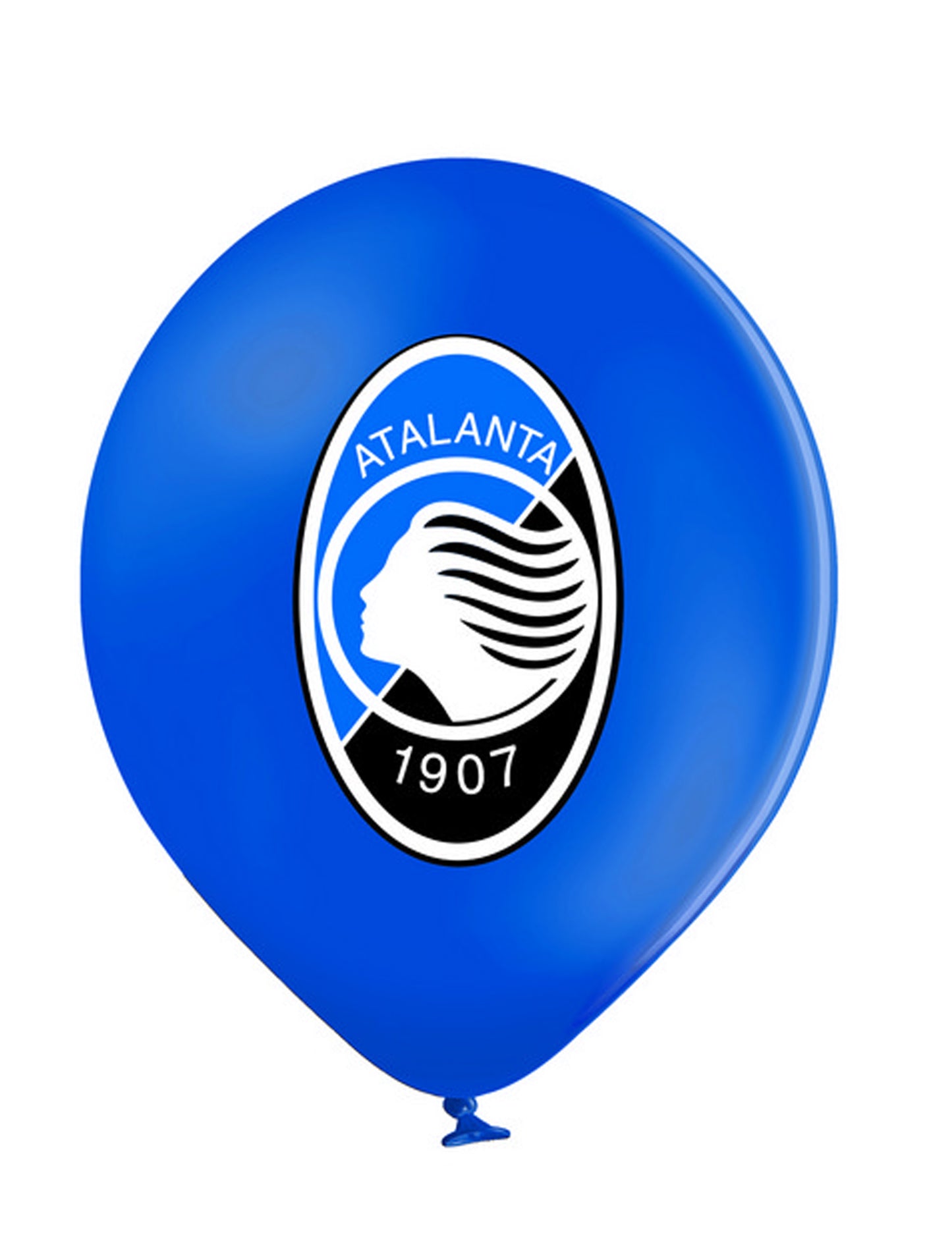 12 globos de látex Atalanta™ azules y negros 30 cm