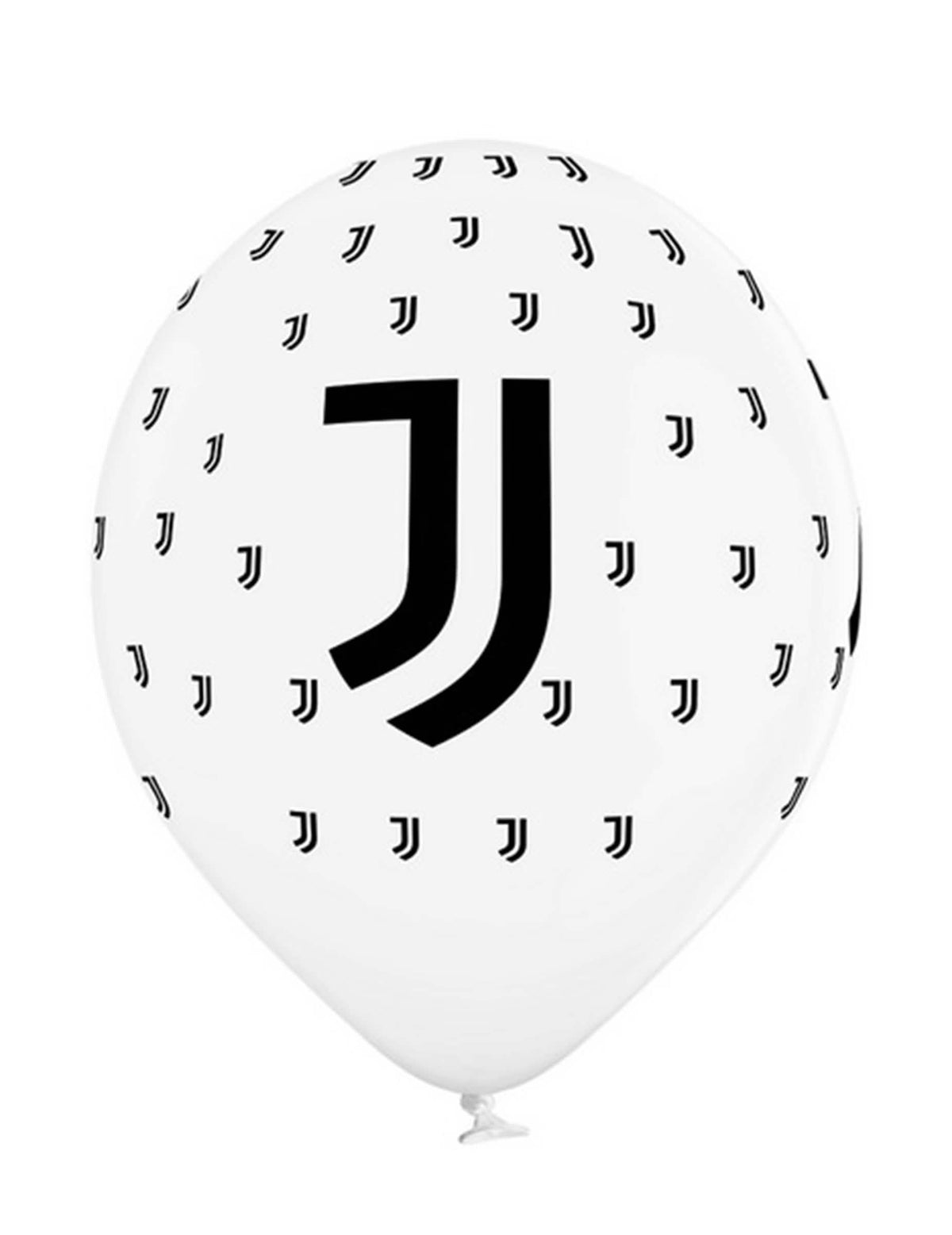 Vista frontal del globo de látex Juventus para fiesta
