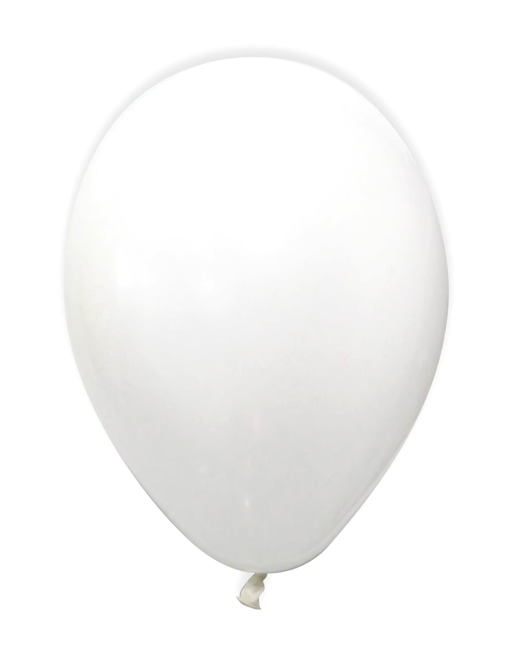 Ballons métallisés pour fête blancs