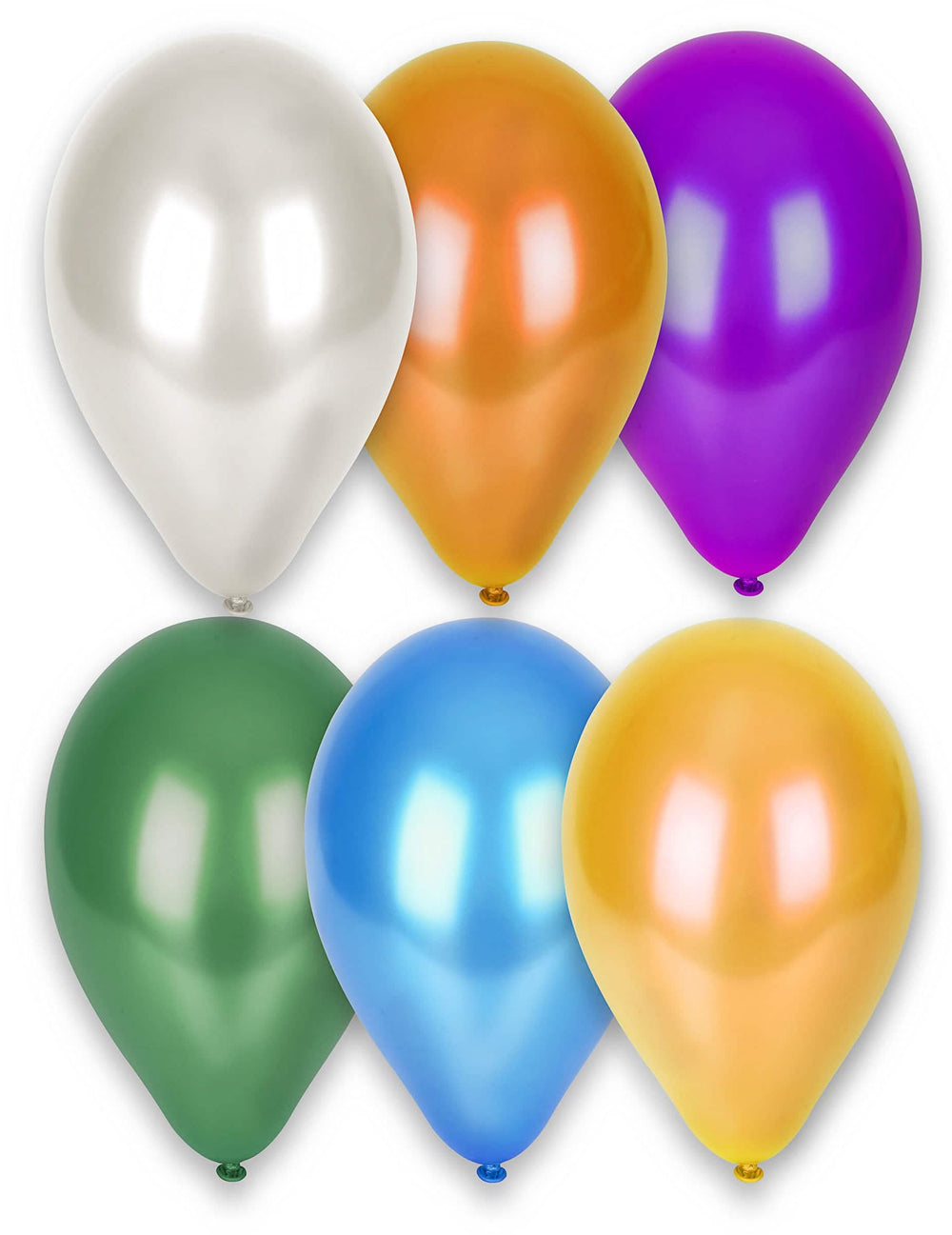 globos metalizados multicolores