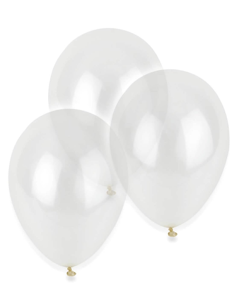 Lot de 12 ballons de baudruche transparents
