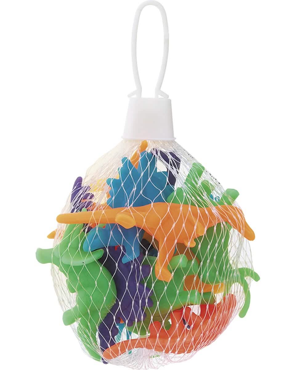 12 dinosaurios miniatura de plástico multicolor de 5 cm para piñatas