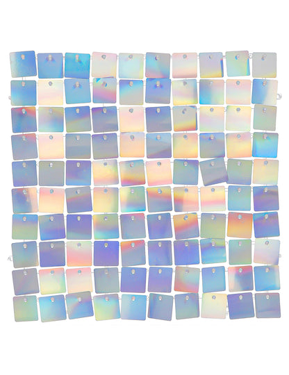 12 paneles de fondo irisado 30 x 30 cm