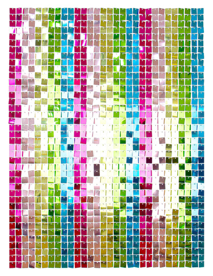 12 paneles de fondo multicolor 30 x 30 cm