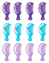 12 pequeños regalos peines coloridos sueños de sirena