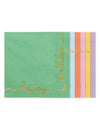 12 Servilletas de papel Happy Birthday pastel y oro 33 × 33 cm