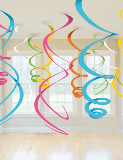 Decoraciones colgantes multicolores