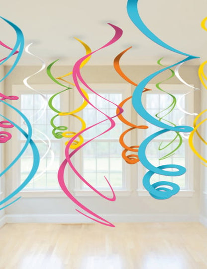 Decoraciones colgantes multicolores