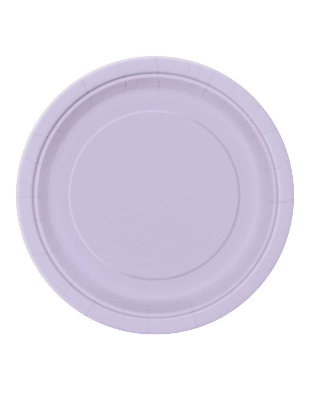 Assiettes en carton lavande pour table couleur lavande