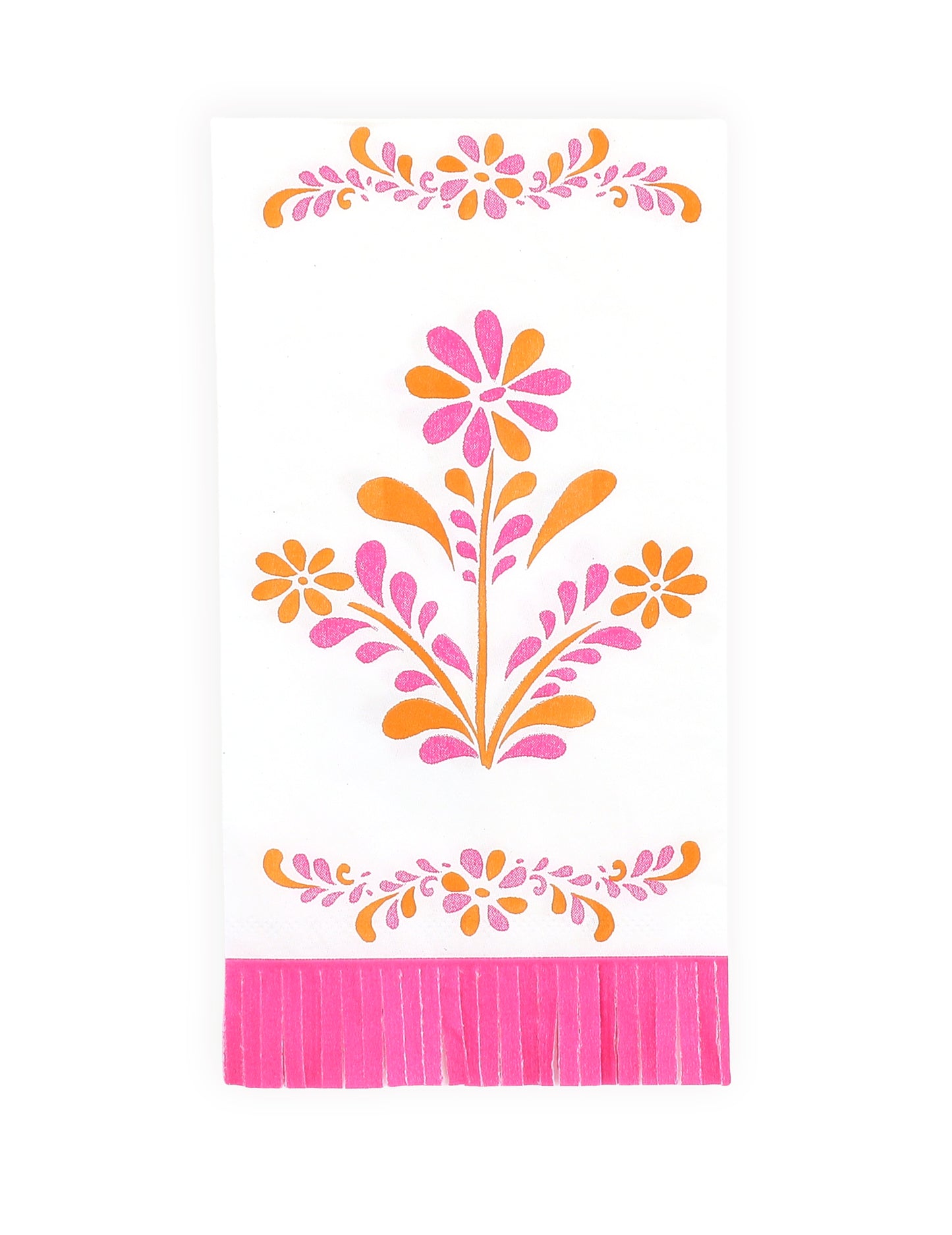 16 servilletas de papel con flecos Pink Limonade 20 x 40 cm
