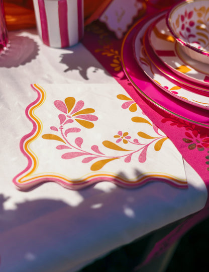 16 servilletas de papel Pink Limonade 33 x 33 cm