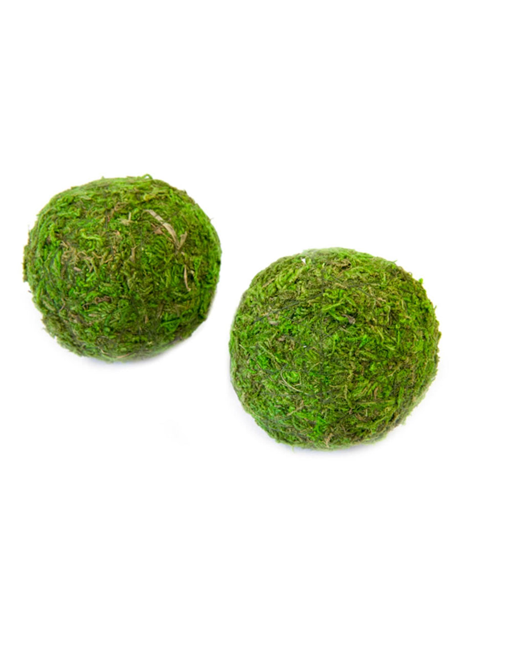 Boules de mousse naturelle déco table pour fête vertes