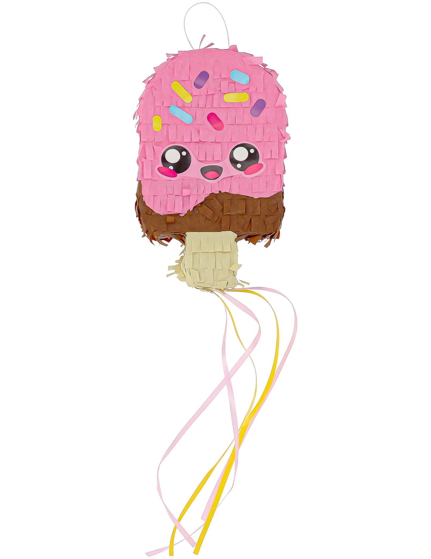2 Mini piñatas Kawaï Party dónut y helado 15 cm