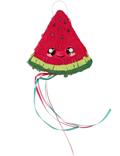 2 Mini piñatas Kawaï Party sandía y aguacate 15 cm
