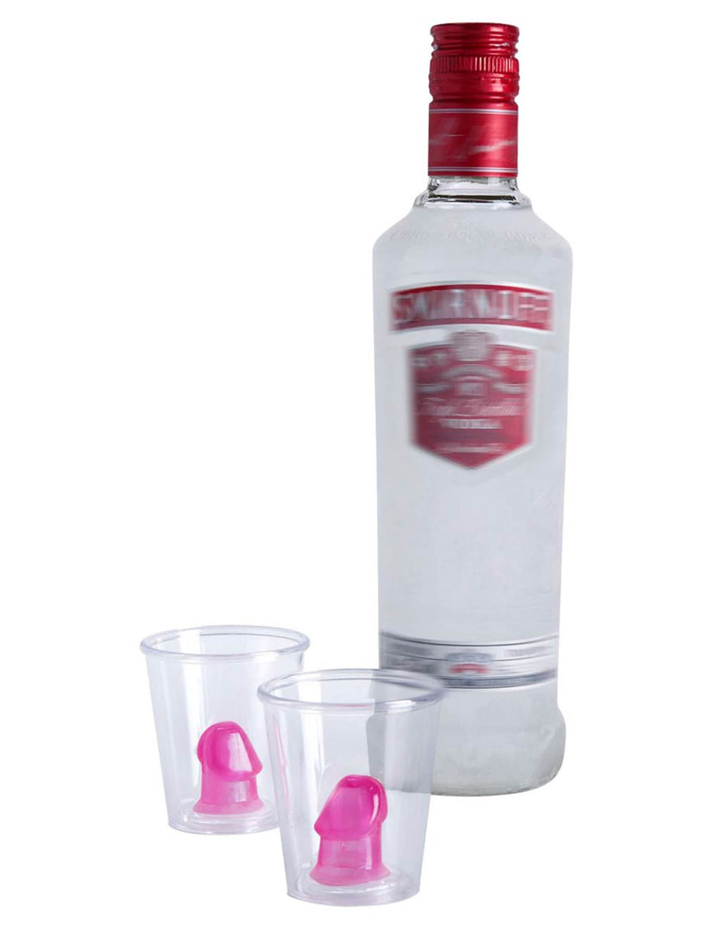 Escenificación de los vasos de chupito zizi