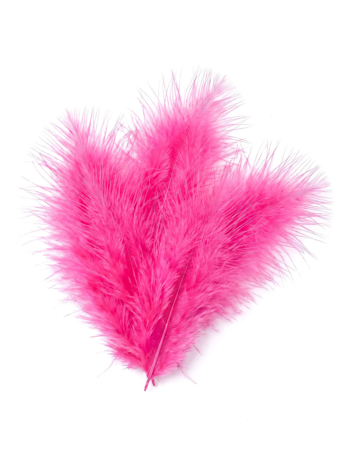 20 plumas decorativas fucsia de 5,5 cm para boda