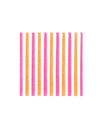 20 pequeñas servilletas de papel para cóctel Pink Limonade 24 x 24 cm
