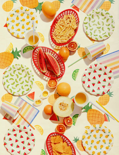 20 servilletas de papel de piña 18,5 x 10,2 cm