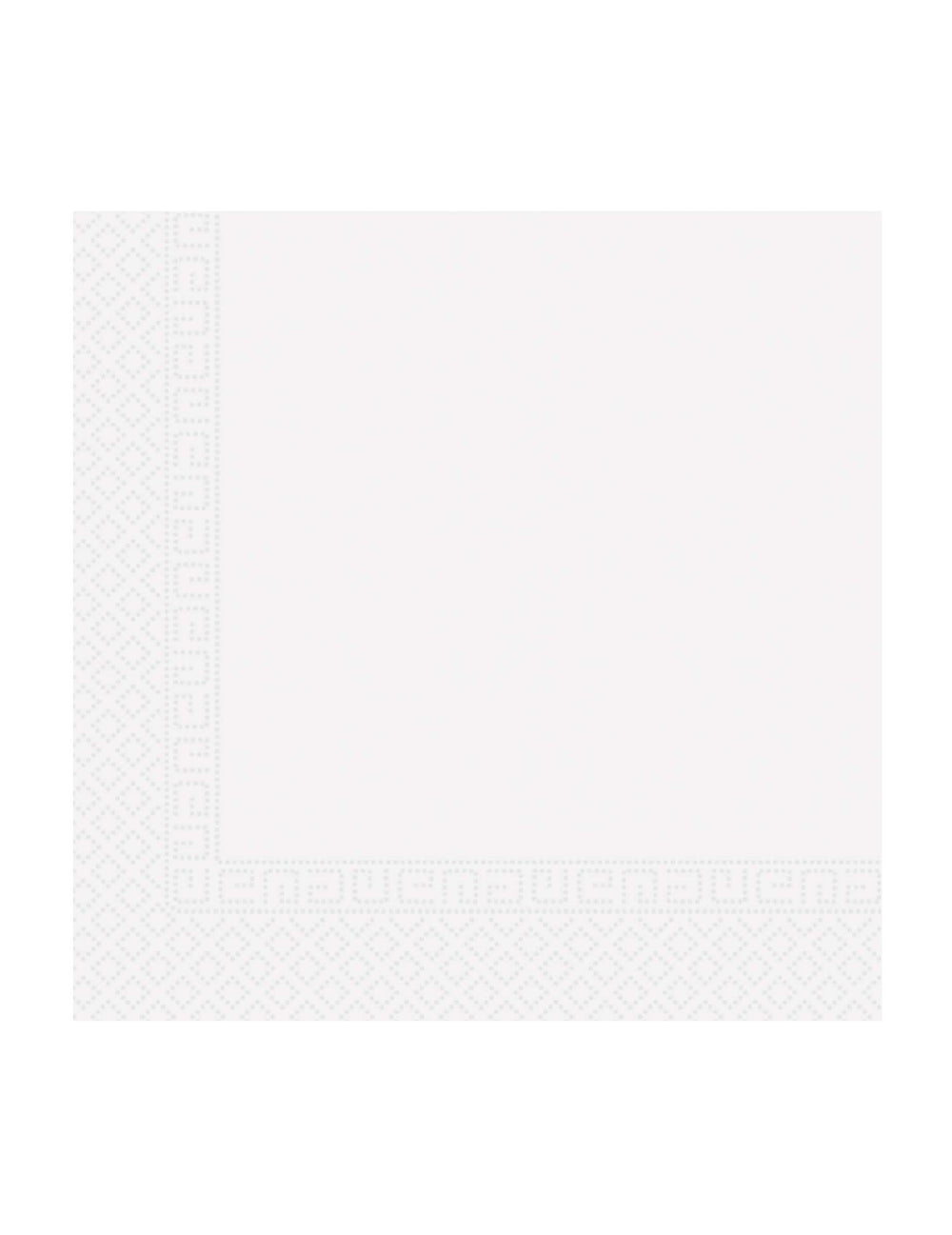 servilletas de papel home compostable para fiesta blancas