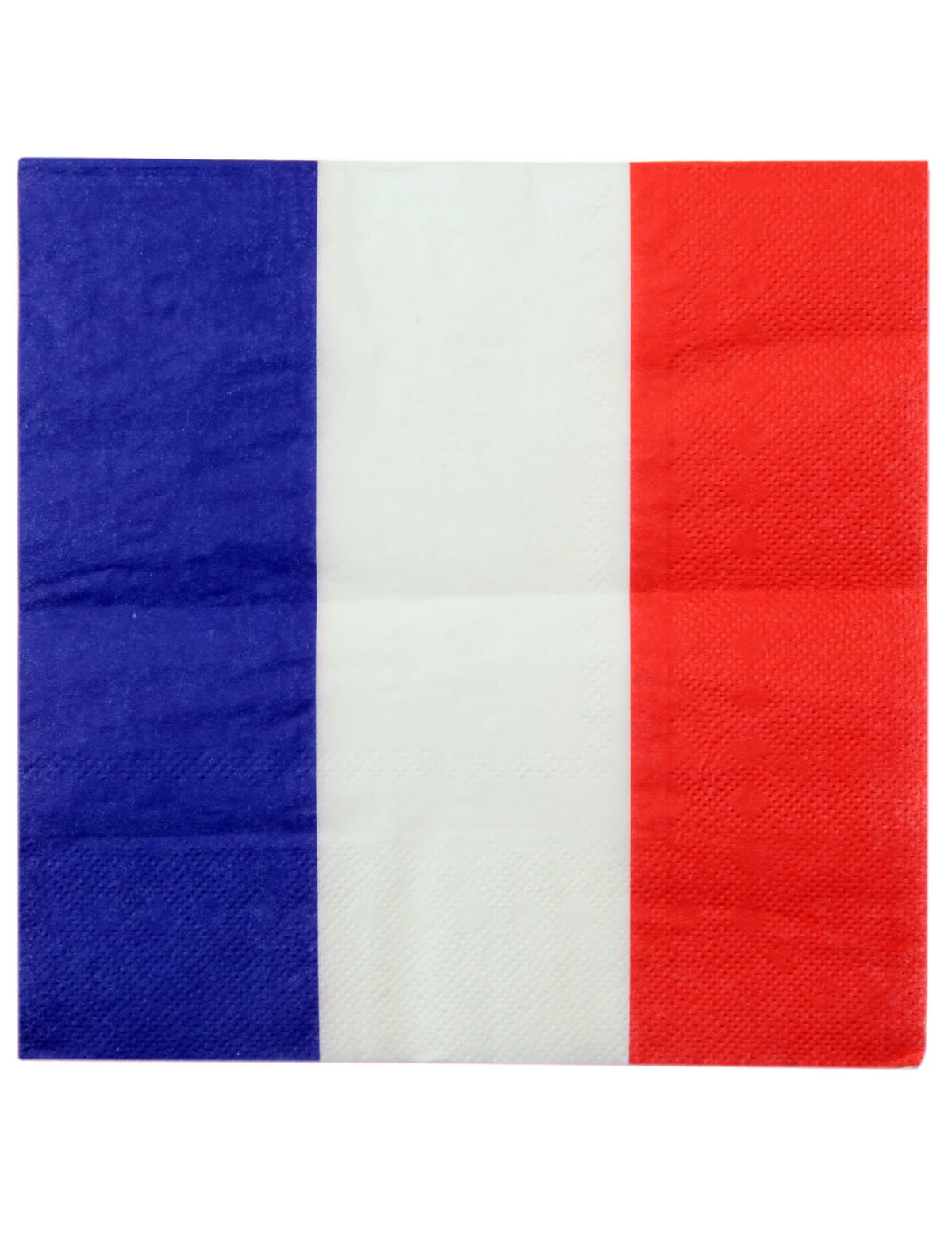 Serviettes en papier France pour fête bleu blanc rouge