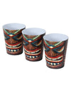 3 vasos de chupito tiki hawaianos