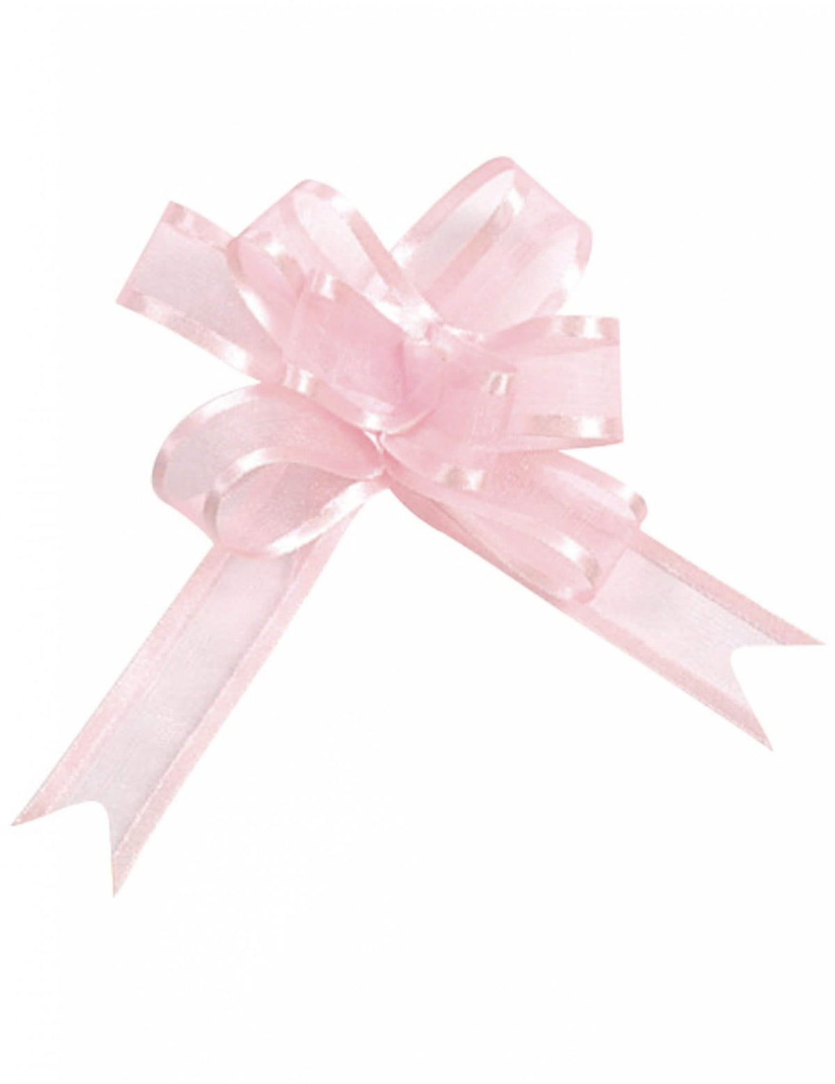 Mini lazos de organdí para tirar para decoración rosas