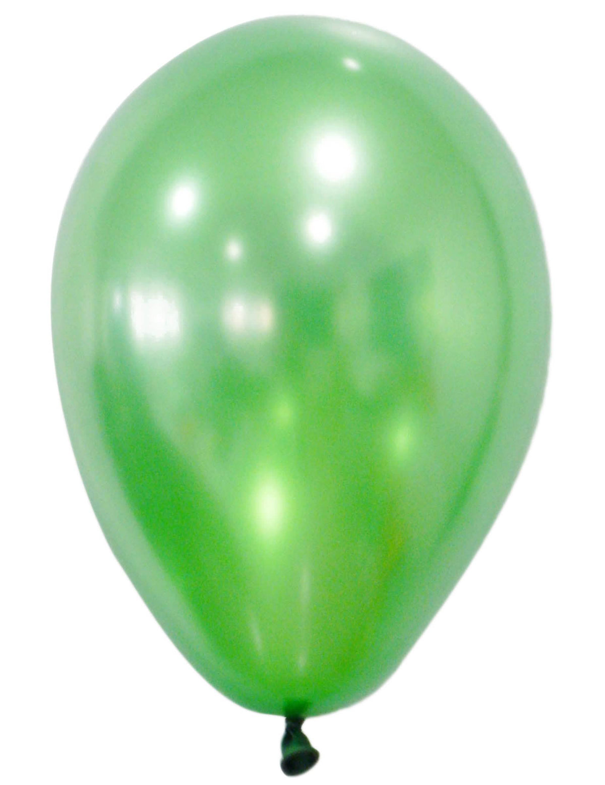 Globo de látex verde metalizado para fiesta