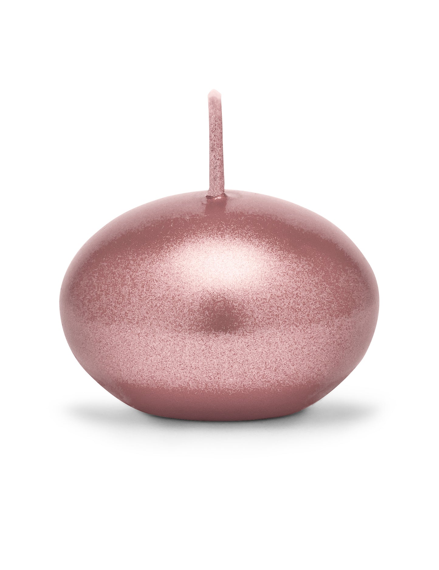 50 velas flotantes metalizadas oro rosa 40 mm