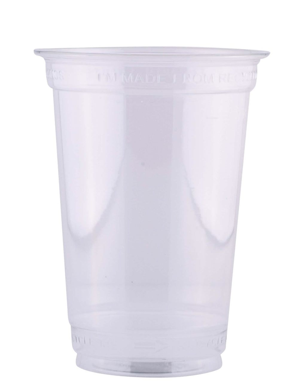 Gobelets en rpet recyclables et écologiques pour vos fêtes transparents