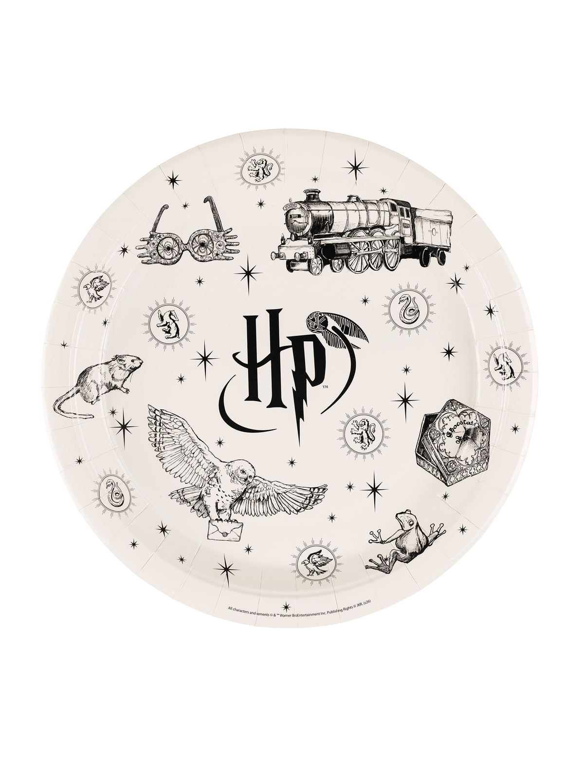 6 Platos de papel Harry Potter™ 23 cm