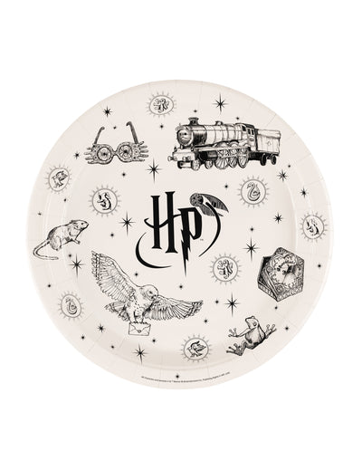 6 Platos de papel Harry Potter™ 23 cm