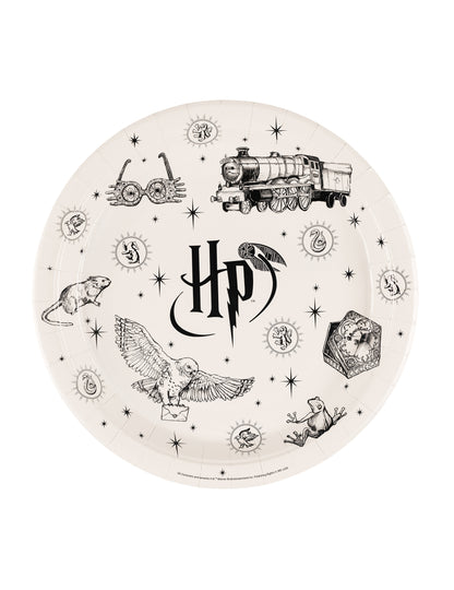 6 Platos de papel Harry Potter™ 23 cm