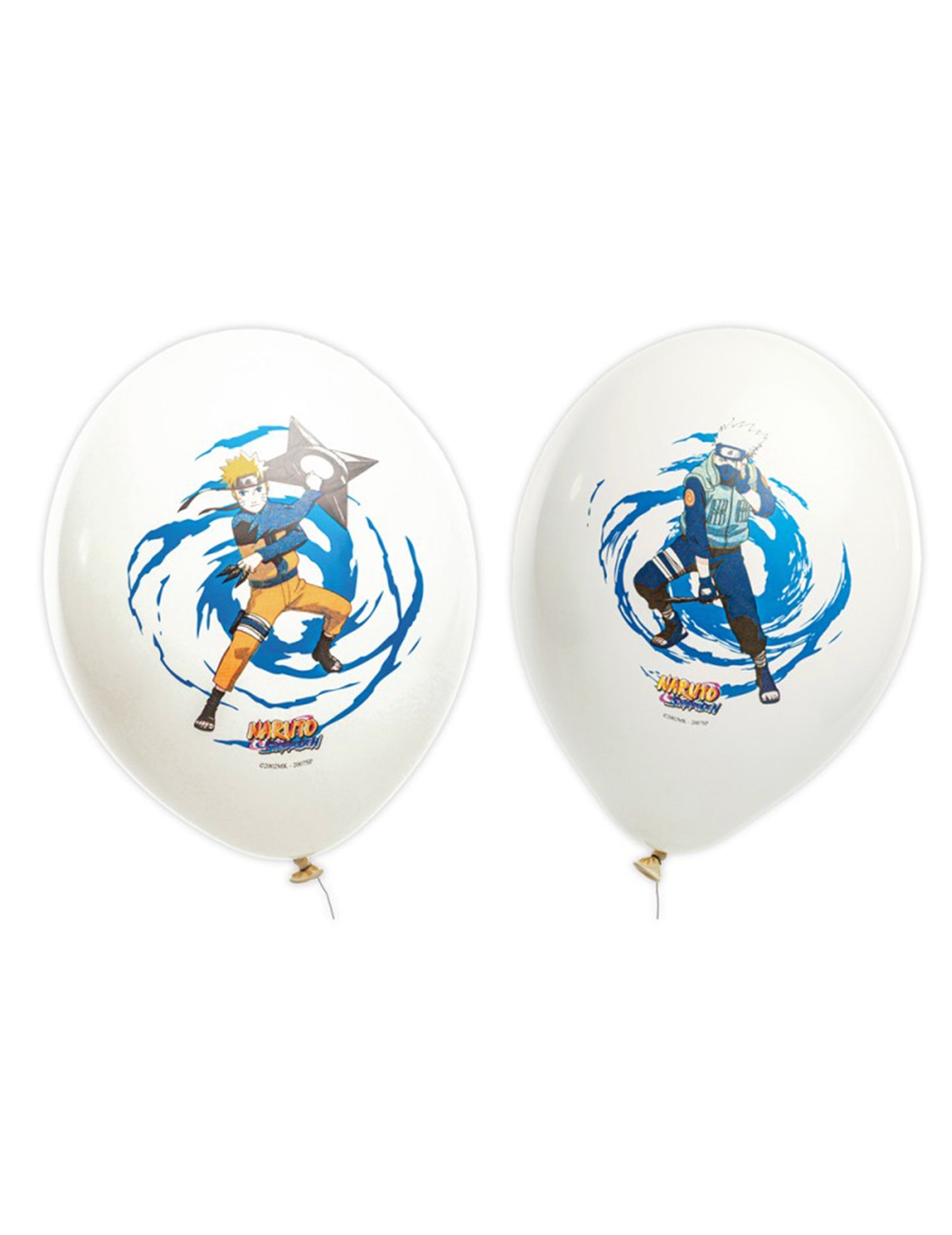 6 globos de látex Naruto/Kakashi Shippuden™ de 27 cm
