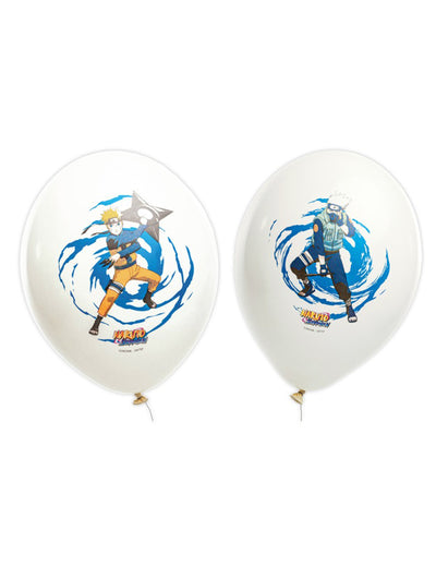 6 globos de látex Naruto/Kakashi Shippuden™ de 27 cm