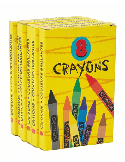 6 cajas de lápices de colores de 8,8 cm para cumpleaños
