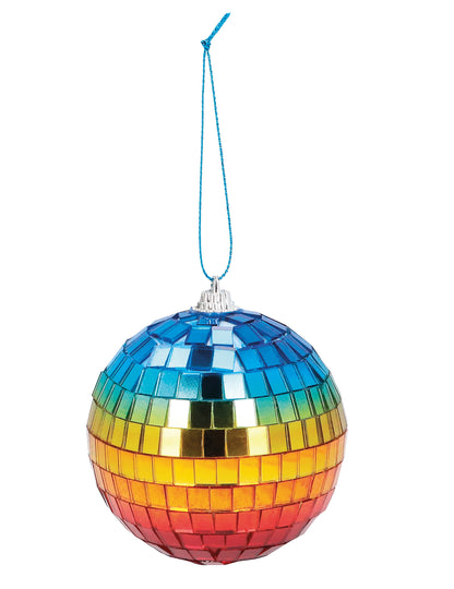 6 bolas de discoteca arco iris de 8 cm
