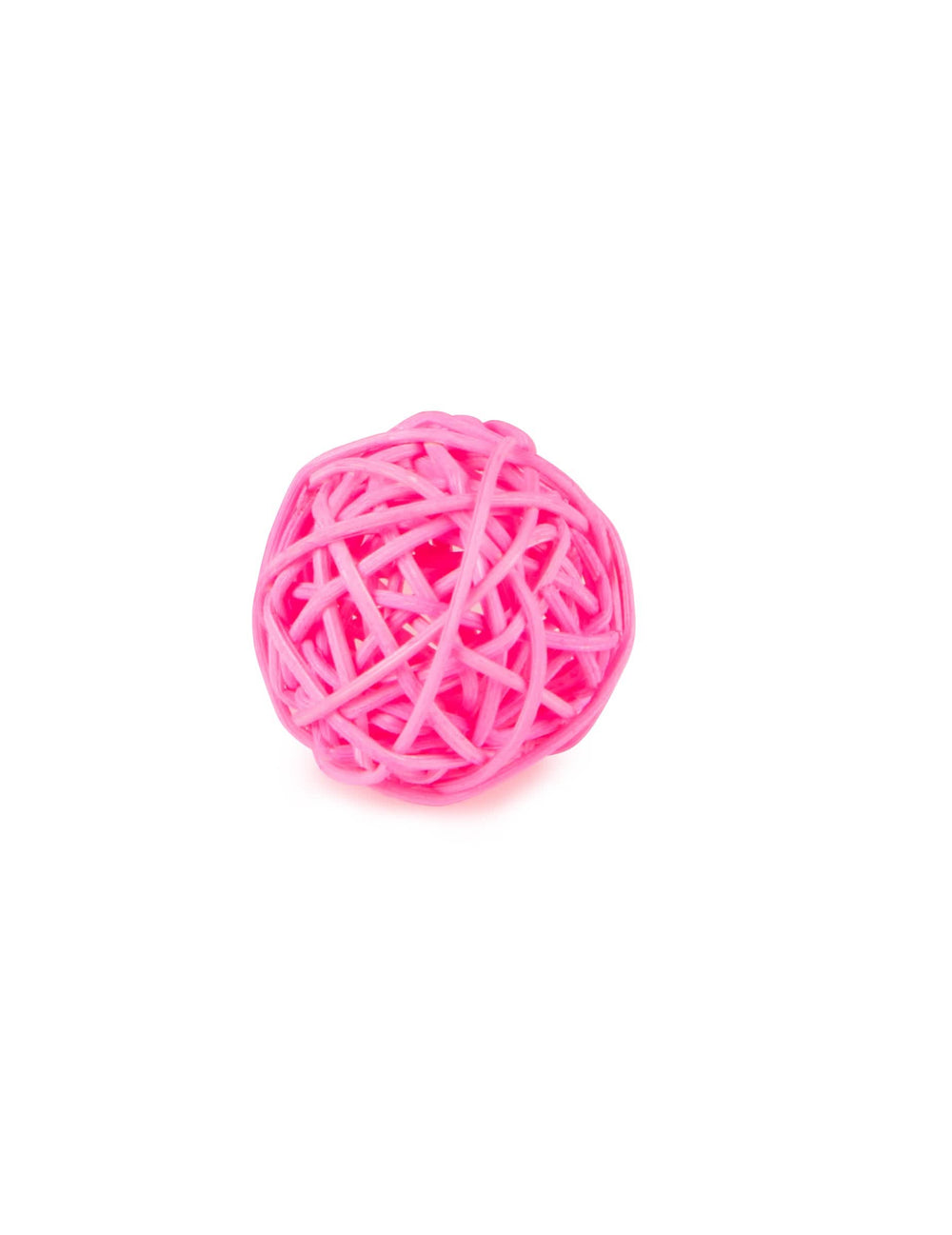 Boules en osier pour décoration fuchsia