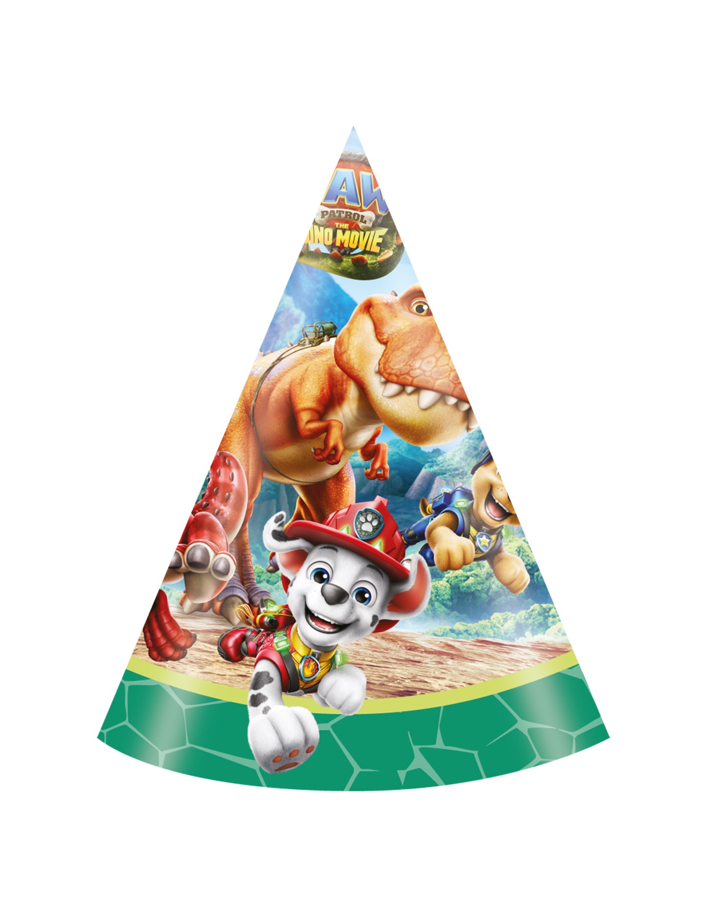 6 Gorros de fiesta Patrulla Canina™ Dino Movie