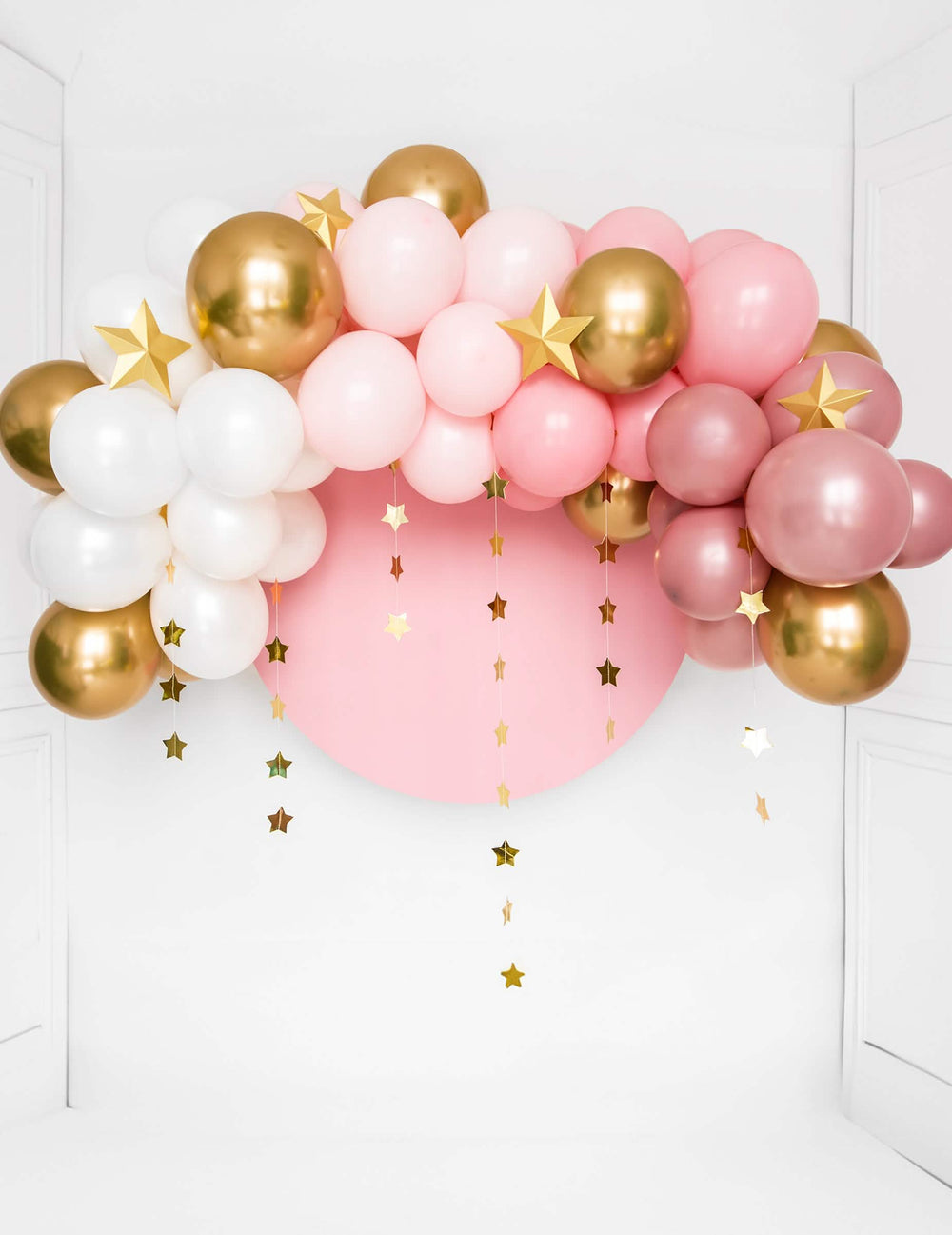 Arco de globos decorativo de la Estrella para colgar 3D navidad